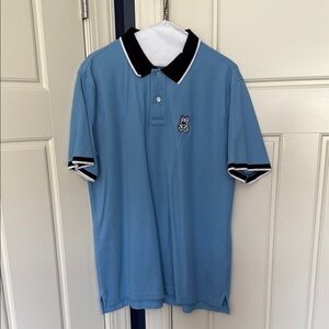 Psycho Bunny Polo Shirt in Classic Blue with Premium Cotton and Tailored Fit